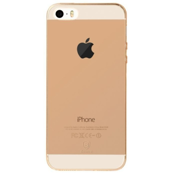 

Полупрозрачный чехол Baseus Simple розовый для iPhone 5/5S/SE