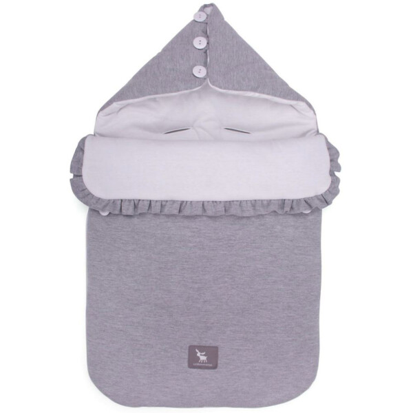 

Универсальный Конверт в коляску Cottonmoose Pooh 330/49/51 melange cotton jersey white cotton jersey (серый меланж с белым)