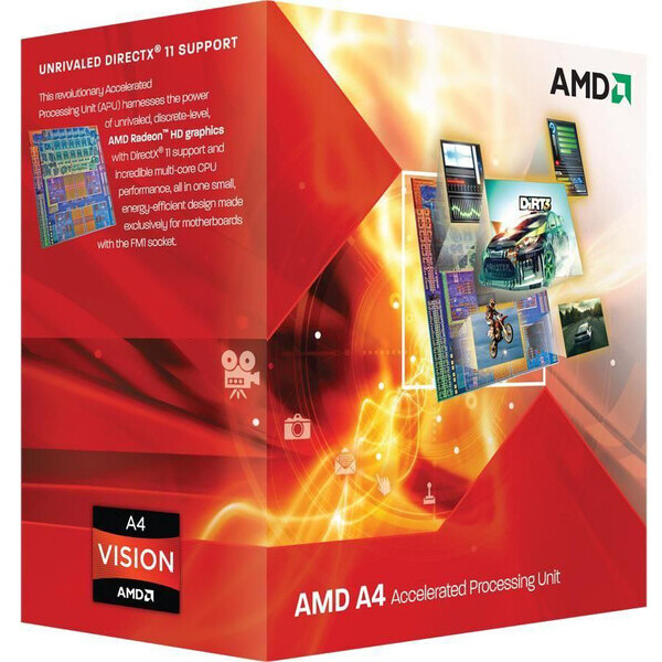 

Процессор AMD A4-3300 2.5GHz/1MB (AD3300OJGXBOX) sFM1 BOX
