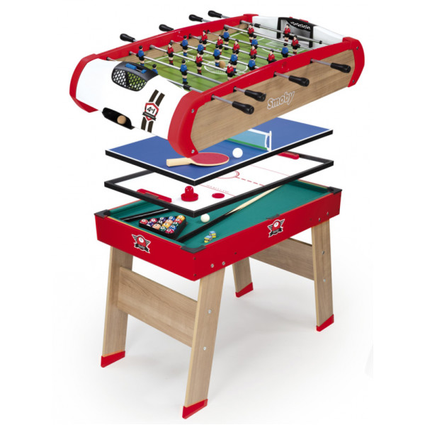 

Полупрофессиональный стол 4 в 1 Smoby Power Play (640001)