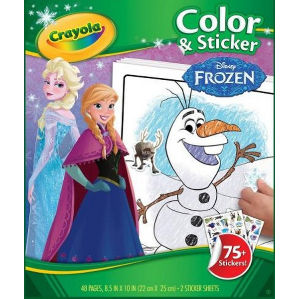 

Книга-раскраска Crayola Холодное сердце с наклейками (04-5864)