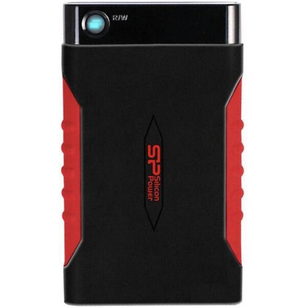 

Внешний жесткий диск Silicon Power Armor A15, Black/Red (SP010TBPHDA15S3L)