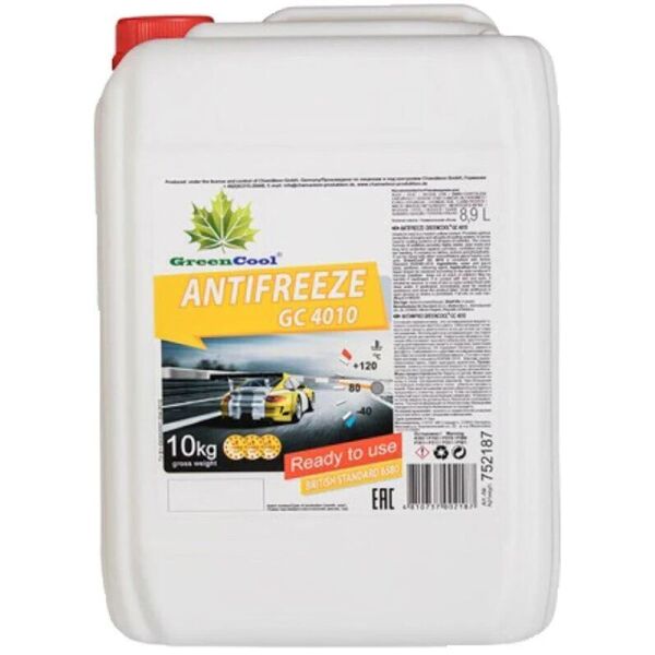 

Антифриз GreenCool GС4010, 10 кг желт.