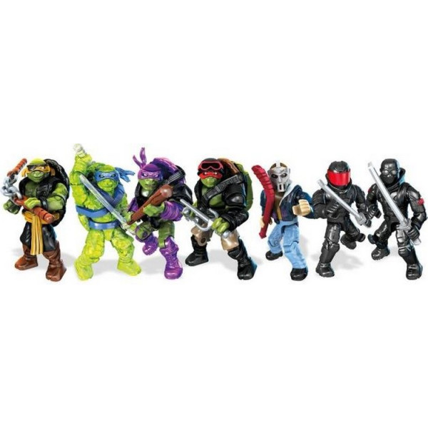 

Конструктор пластмассовый Mega Bloks Фигурка Черепашки-ниндзя, в ассорт. 2 (DPW12)