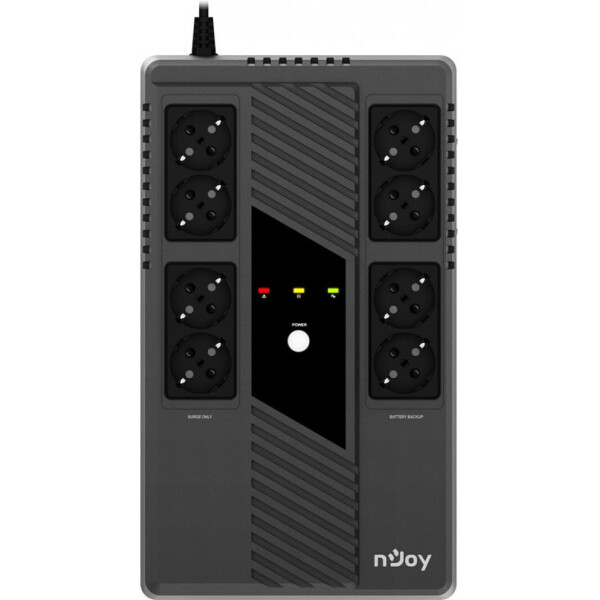 

NJOY Token 600 (UPCSBLS660TTOAZ01B), Lin.int., 8 x Schuko, USB, пластик