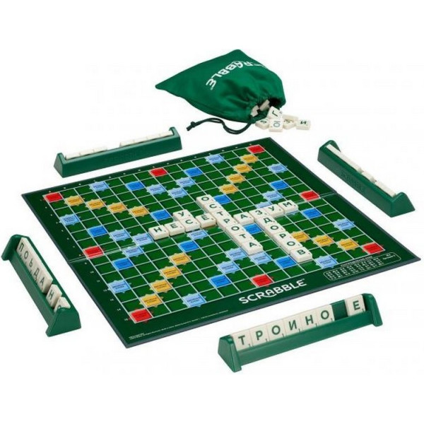 

Познавательная игра Mattel Scrabble Оригинал (рус.) (Y9618)