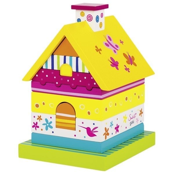 

Игрушка goki Пирамидка домик Susibelle (58549G)
