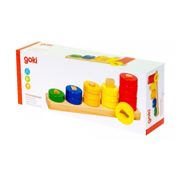 

Пирамидка goki Учим фигуры (58968)