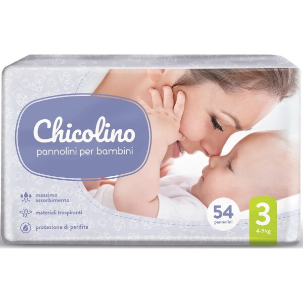 

Подгузники Chicolino 3 (4-9 кг), 54 шт