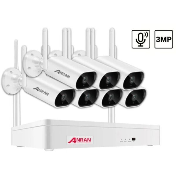 

Беспроводной комплект видеонаблюдения на 7 камер Wi-Fi Anran 3MP ARCCTV