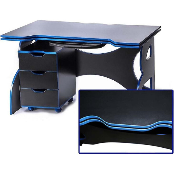 

Стол с тумбой Barsky Game Blue HG-04/СUP-04/ПК-01