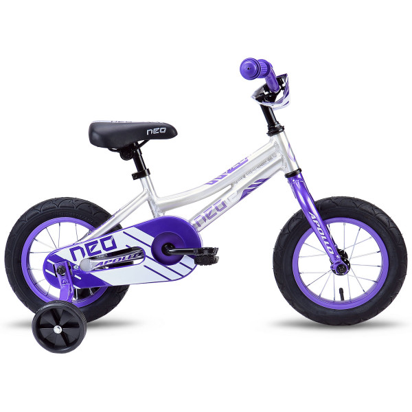 

12" Apollo Neo girls фиолетовый/белый 2019
