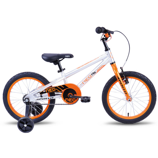 

Велосипед 16" Apollo Neo boys оранжевый/черный 2019