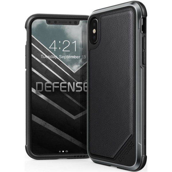 

Чехол X-Doria Defense Lux Leather Black для iPhone X