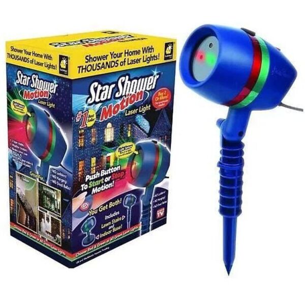 

Лазерный звездный проектор Star Shower Motion laser Light Projector r