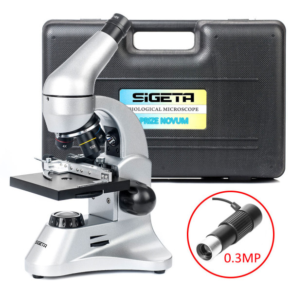 

Микроскоп SIGETA PRIZE NOVUM 20x-1280x с камерой 0.3Mp (в кейсе) 65243