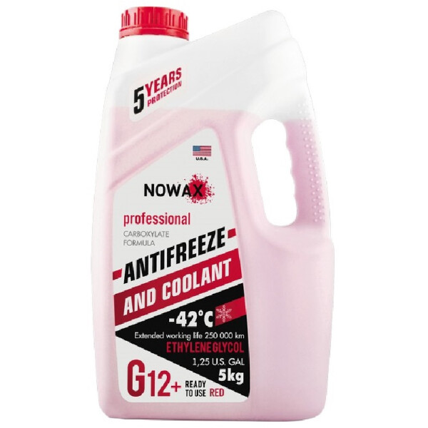 

NOWAX G12 красный готовая жидкость (NX05001) 5 кг