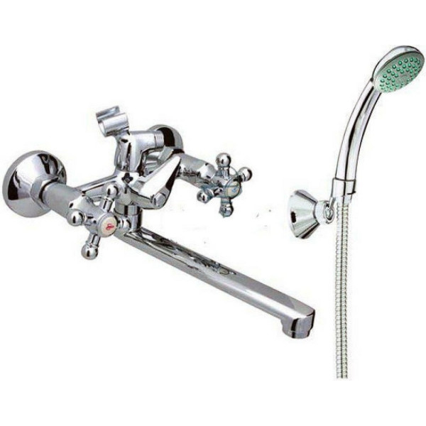 

Смеситель для ванны Rubineta C-1 Cross (C), C1CK06
