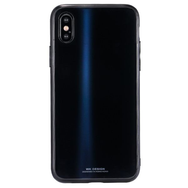 

Чехол WK Polaris Glass/TPU Black для iPhone X