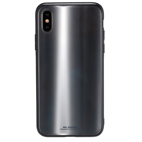 

Чехол WK Polaris Glass/TPU Silver для iPhone X