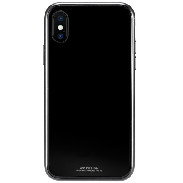 

Чехол WK Berkin Glass/PC Black для iPhone X