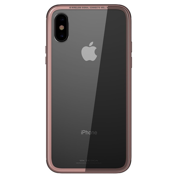 

Чехол WK Kingkong Glass/Metal Red для iPhone X