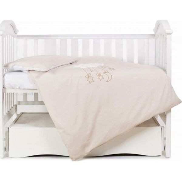

Комплект постельного белья детский Babycentre & Twins Moonlight 4011-ZBTMO-02, beige