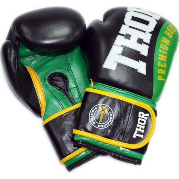 

Перчатки боксерские Thor SHARK (Leather) (8019/01) green 10 oz