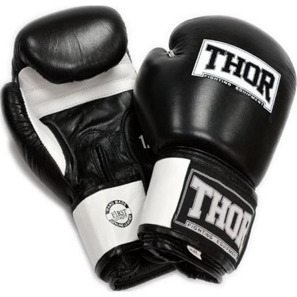 

Перчатки боксерские Thor SPARRING (PU) black-white 10 oz