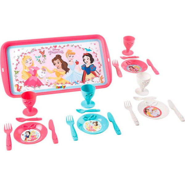 

Набор посуды с подносом Smoby Toys Disney Princess Полдник (310575)
