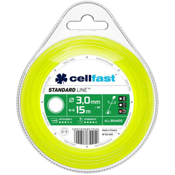 

Леска Cellfast 3.0 мм 15 м (35-005)