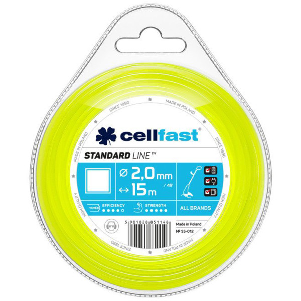 

Леска Cellfast 2.0 мм 15 м (35-012)