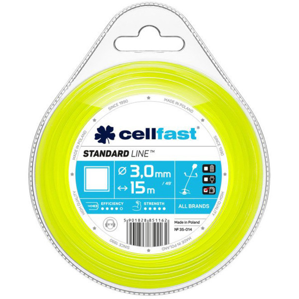 

Леска Cellfast 3.0 мм 15 м (35-014)