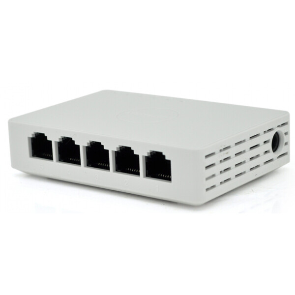 

Коммутатор HV 3E0505D-E 5 портов Ethernet 10 / 100 Мбит / 1000 Мбит / сек, BOX Q200