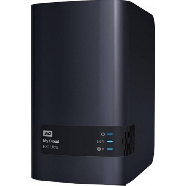 

Внешний жесткий диск Western Digital My Cloud EX2 Ultra WDBVBZ0000NCH-EESN 2х3.5 USB3.0 LAN External