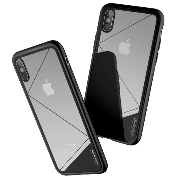 

Чехол Nillkin Tempered case Black для iPhone X