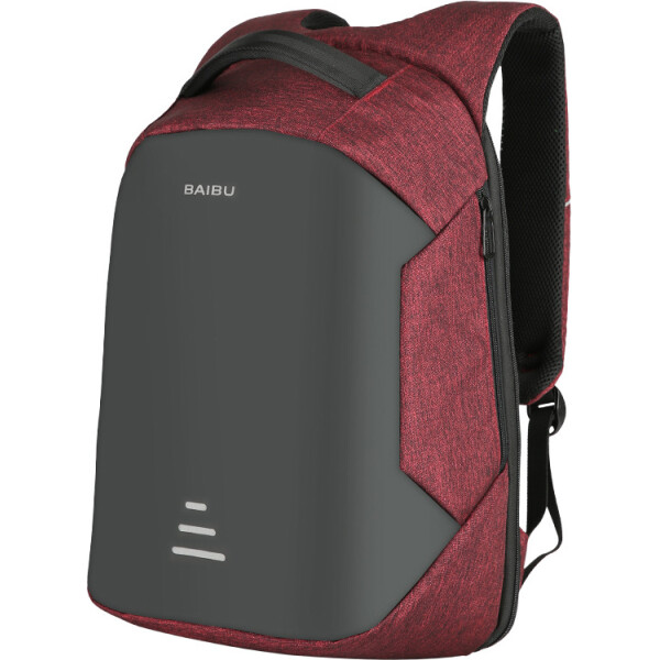 

Рюкзак Baibu для ноутбука 15.6 городской м1 USB black/red