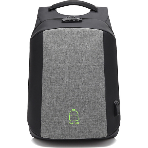 

Рюкзак Baibu для ноутбука городской м2 lock-pack black/gray 15.6