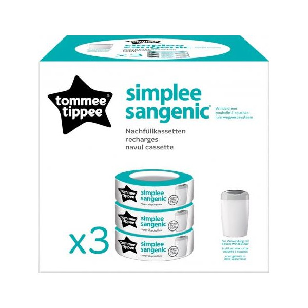 

Сменная кассета Tommee Tippee Sangenic Simplee, 3 шт.