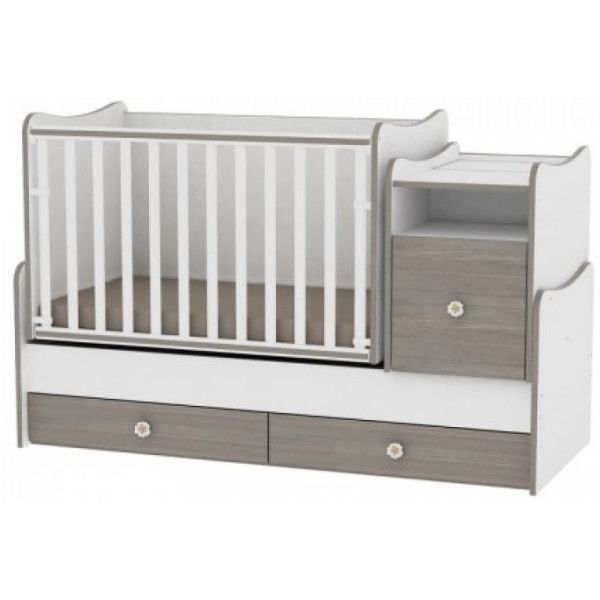 

Детская кроватка-трансформер Bertoni Trend Plus New (white/coffee)