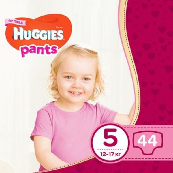 Акція на Подгузники-трусики Huggies Pant 5 (12-17 kg) Mega 44 Girl (5029053564036) від Allo UA