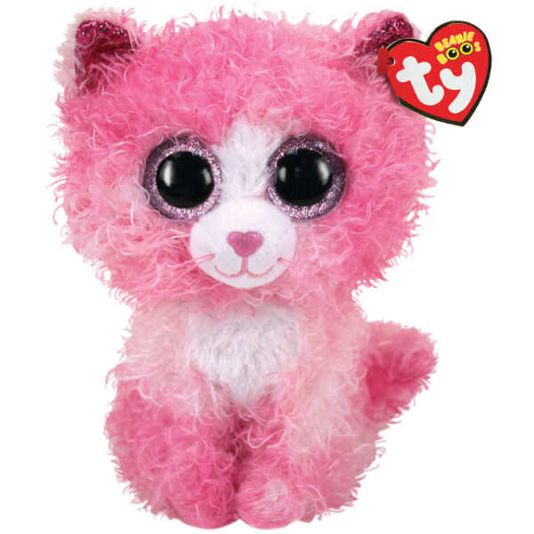 

Мягкая игрушка TY Beanie Boo's Розовый котенок Reagan (36479)