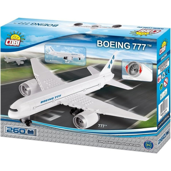 

Конструктор Cobi Самолет Boeing-777 260 деталей (COBI-26261)