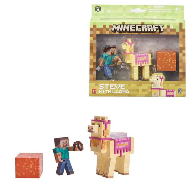 

Набор игровых фигурок Minecraft Steve with Llama серия 4 (16602M)