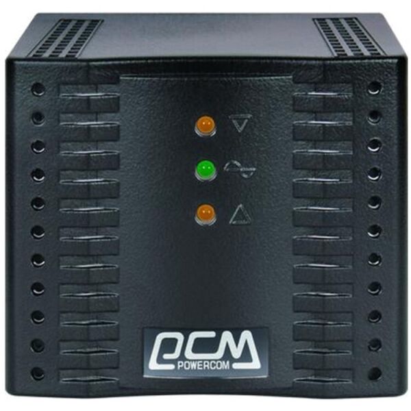 

Стабилизатор напряжения Powercom 600 Вт (TCA-1200) black