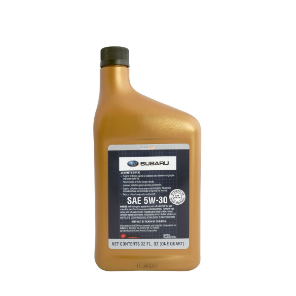 

Моторное масло OE Subaru SYNTHETIC 5W-30 0.946л(SOA427V1410)