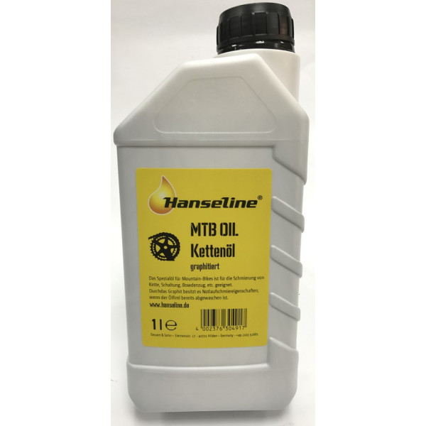

Смазка для цепи Hanseline MTB-Oil, 1л (графитная)