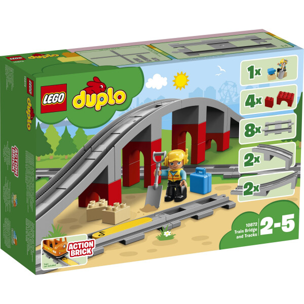 

LEGO DUPLO Town Железнодорожный мост (10872)