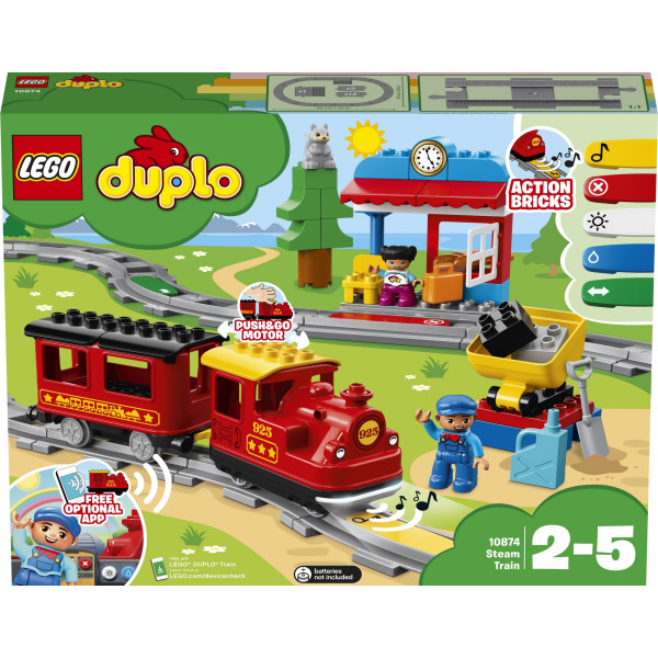 

LEGO® DUPLO Town Поезд на паровой тяге (10874)