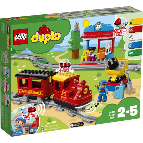 

LEGO DUPLO Town Поезд на паровой тяге (10874)